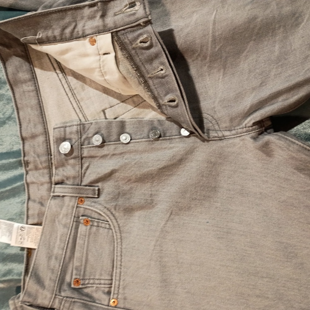 Levi’s 501 Original Fit Gray 32x30 - Picture 9 of 11